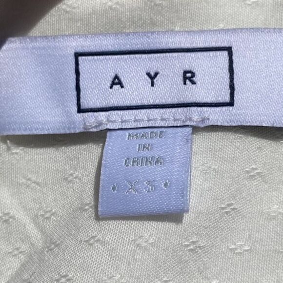 AYR button down blouse in white XS - Picture 2 of 10